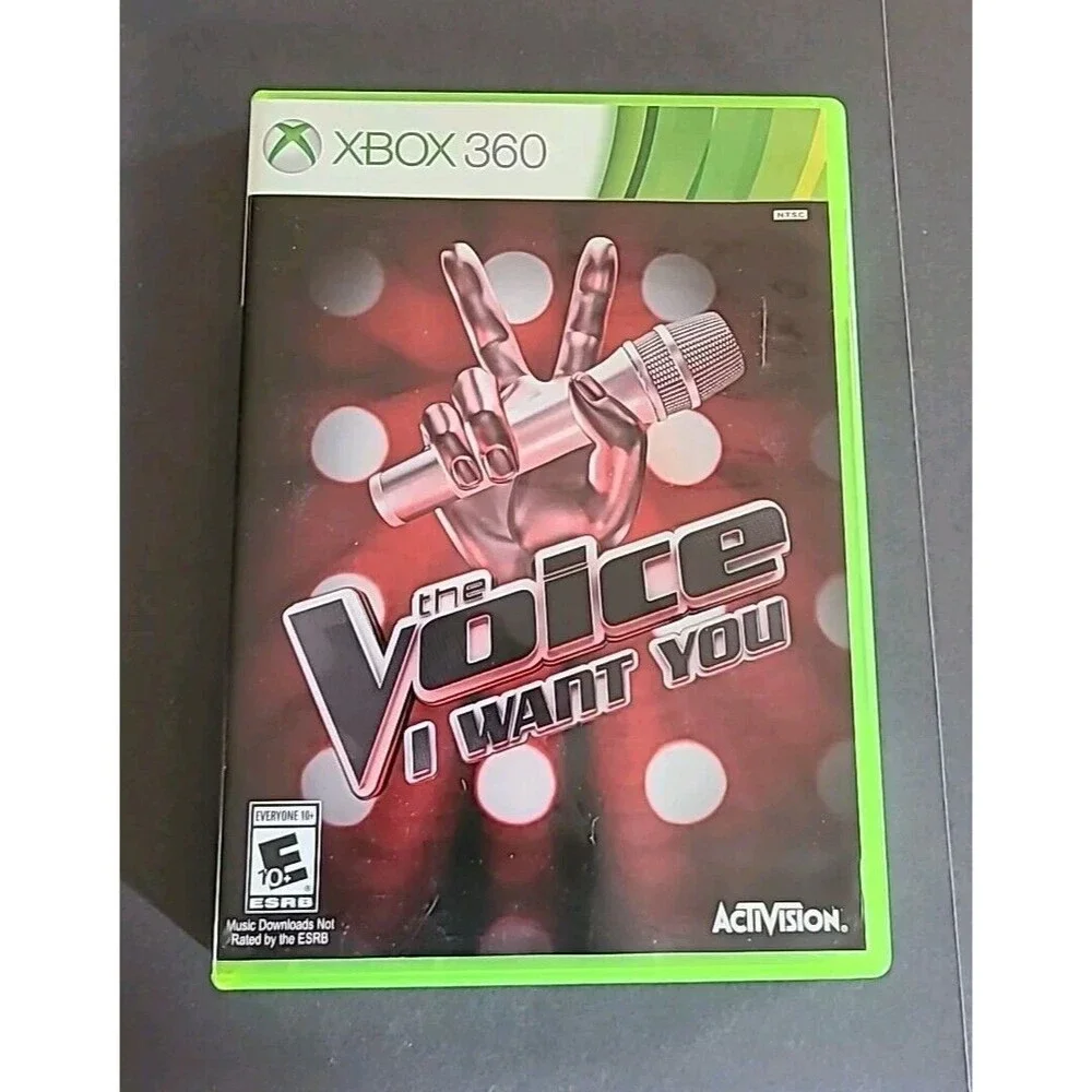 Xbox 360 The Voice I Want You Video Game Microsoft 2014 No Manual Tested